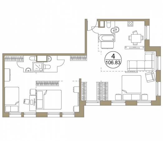 Фото ЖК Поклонная No. 7 от Спецстрой-1. Жилой комплекс Поклонная 7