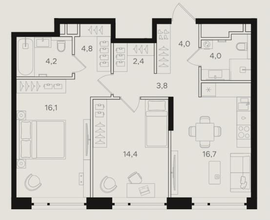 Фото ЖК Мангазея на Речном от Мангазея. Жилой комплекс 
