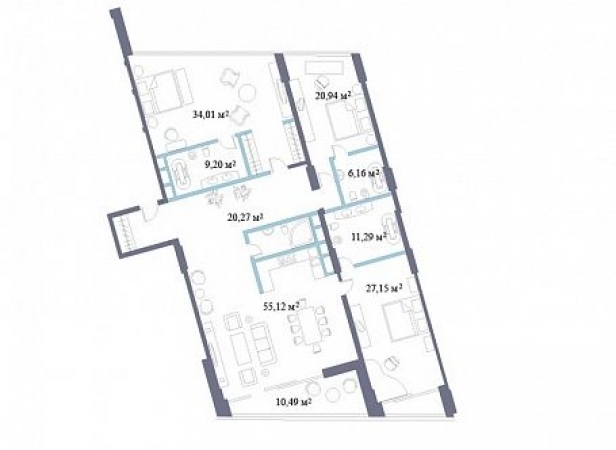Фото ЖК Город Яхт от Capital Group. Жилой комплекс 