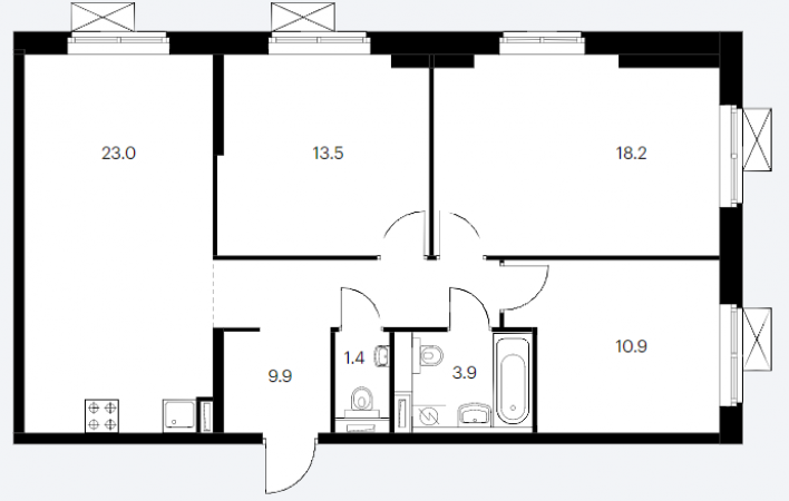 Фото ЖК Бусиновский парк от ПИК. Жилой комплекс 
