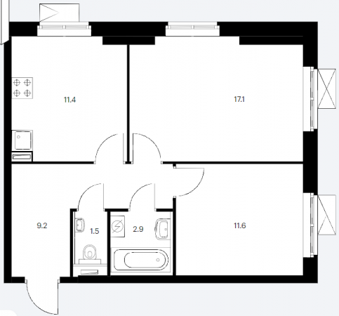 Фото ЖК Бусиновский парк от ПИК. Жилой комплекс 