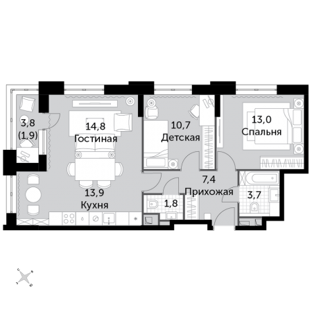 Фото ЖК Сидней Сити от ФСК. Жилой комплекс Sydney City